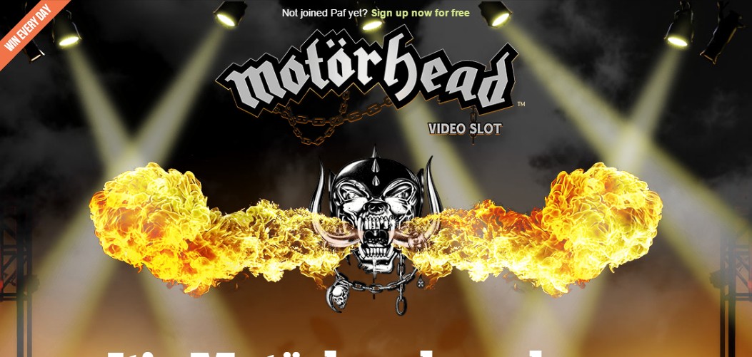 Motörhead - A true rock legend has landed at Paf Casino!