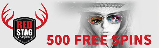 Red Stag Welcome Bonus - 500 Free Spins Added