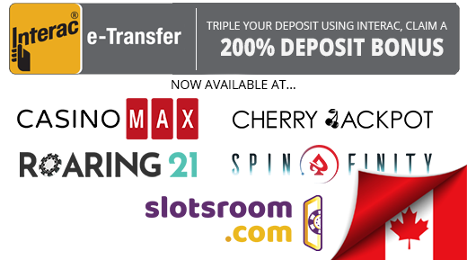 Interac e-Transfer at Casino Max