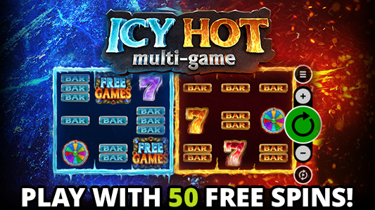 Experience the Visionary Icy Hot Multi-Game Slot at Everygame Casino!