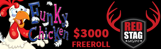 $3000 FREEROLL + 100% Cashback - Red Stag Casino