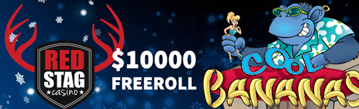 NEW $10000 FREEROLL Slots Tournament - Red Stag