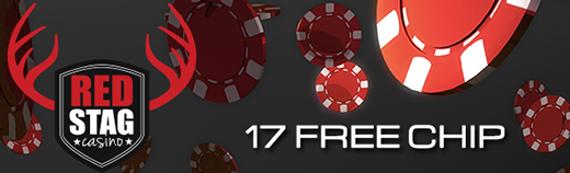 $17 FREE CHIP + 300% - Red Stag Casino