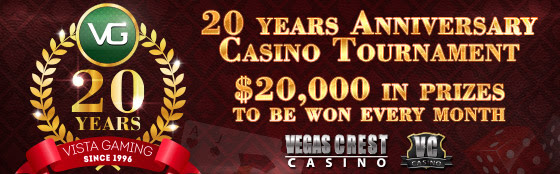 20 Years Anniversary Casino Tournament - Vegas Crest