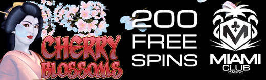 200 Free Spins - Miami Club