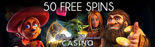 50 Free Spins - Black Diamond Casino